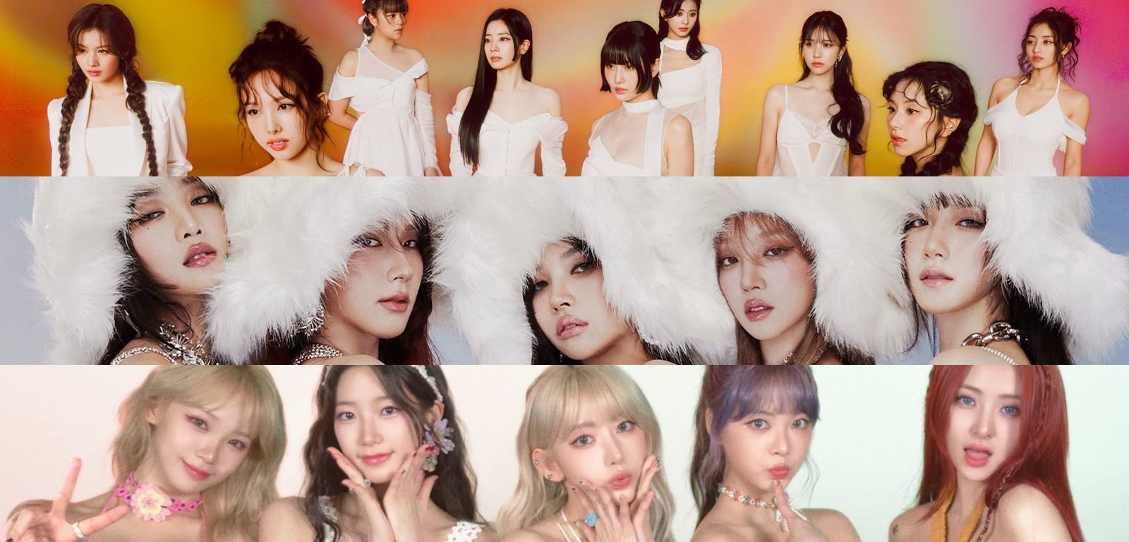 TWICE-GIDLE-LESSERAFIM