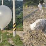 North Korea sends "poop balloons" towards South Korea