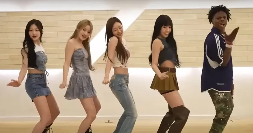 KISS OF LIFE et ishowspeed