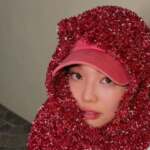 jennie en rouge instagram