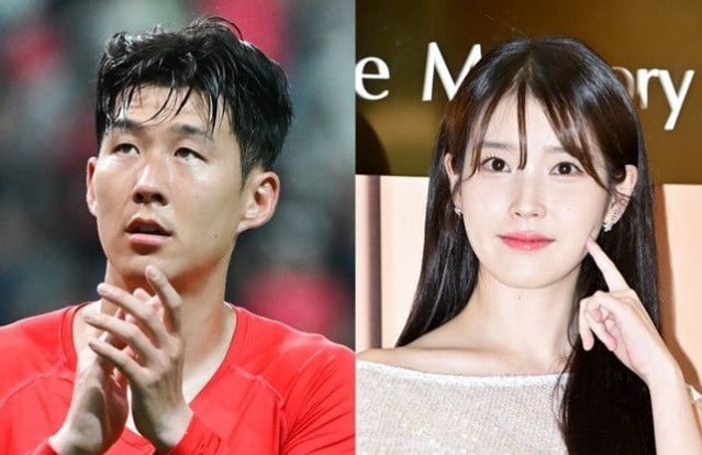 IU et Son Heung Min