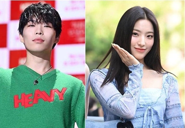 Chanhyuk and fromis_9's Sae Rom