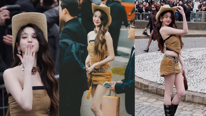 IVE’s Jang Wonyoung Miu Miu fashion