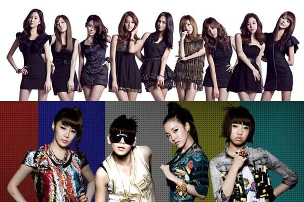 Girls’ Generation, BIGBANG et 2NE1