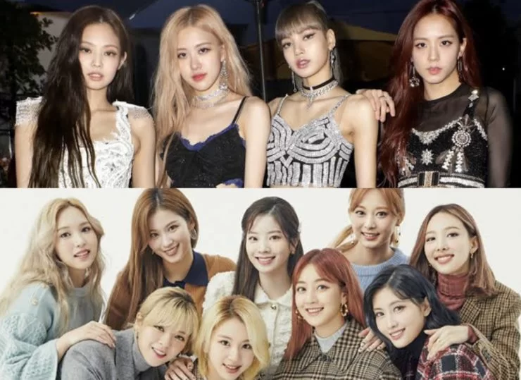 TWICE and BLACKPINK